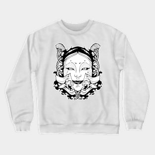 Japanese Oni X Noh Crewneck Sweatshirt
